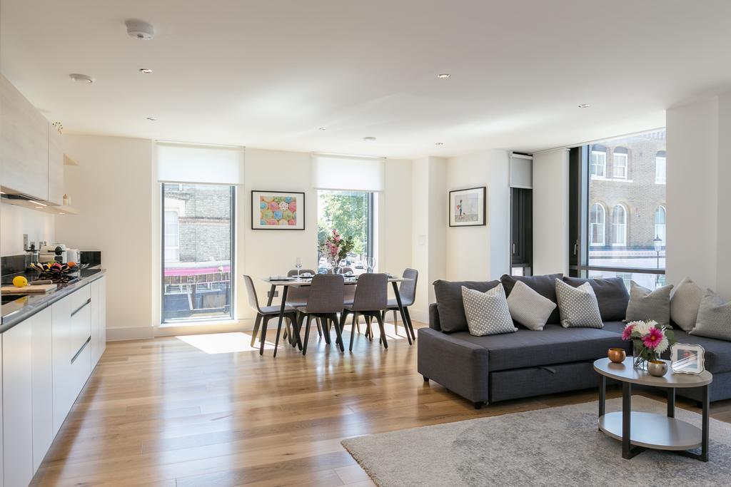 Portobello Apt With Floor-To-Ceiling Views Londres Exterior foto