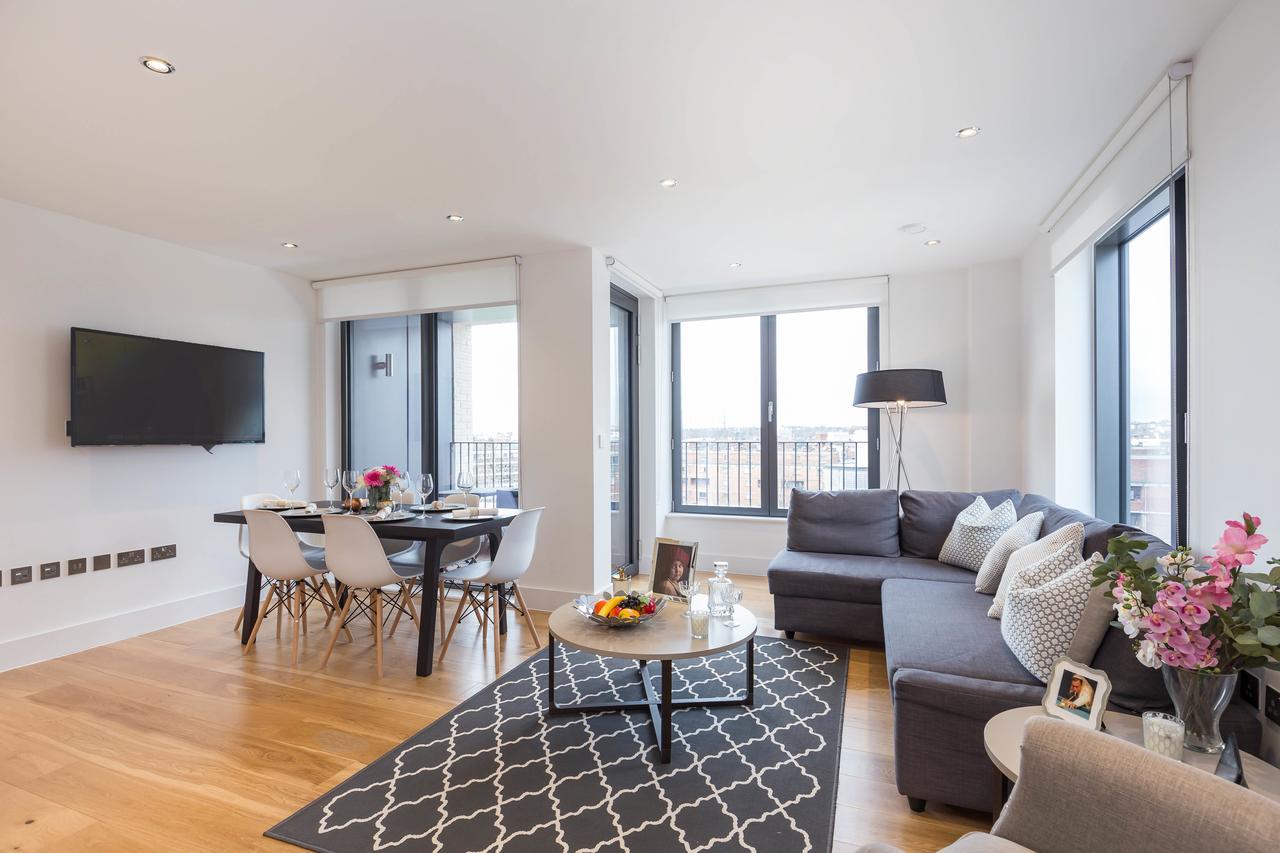 Portobello Apt With Floor-To-Ceiling Views Londres Exterior foto
